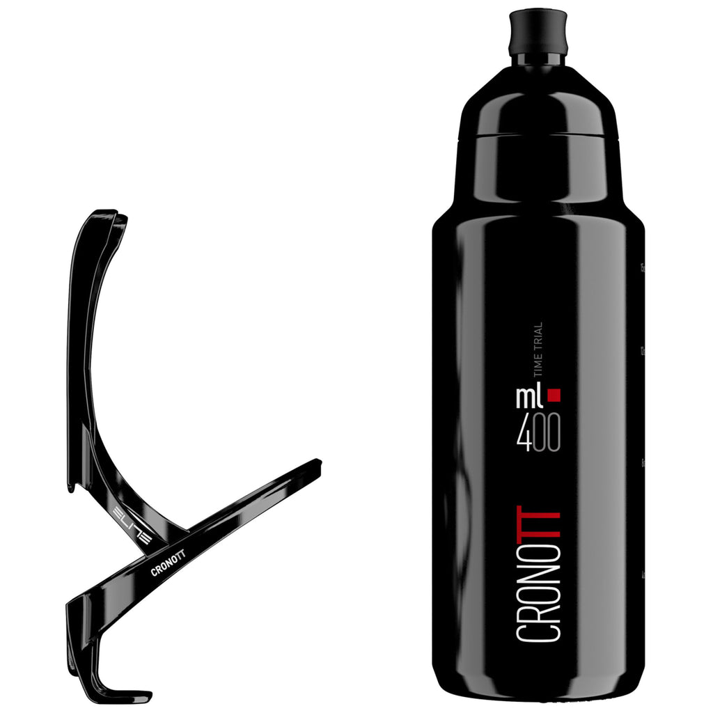 KIT CRONO TT/LEGGERO CARBON/GARRAFA 400ML PTO (1010528) - PRETO