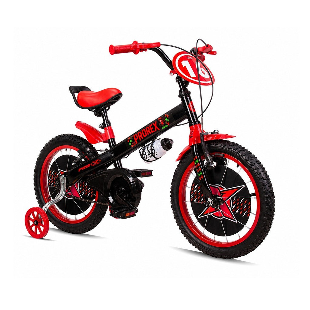 BICICLETA ARO 16 AÇO PRO-X PROREX PRETO/AMARELO