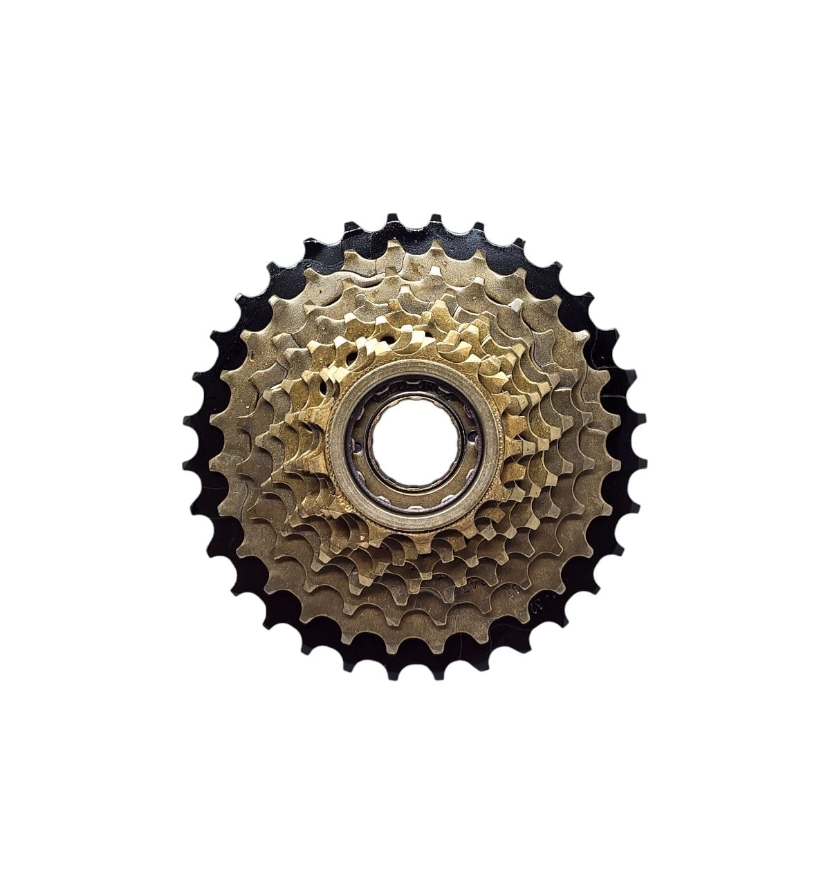 RODA LIVRE VELOFORCE 9 VELOCIDADES 13/32D ROSCA DOURADA