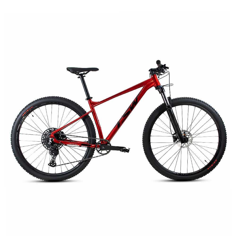 BICICLETA 29 TSW HURRY ROCK SHOX SHIMANO DEORE 12V