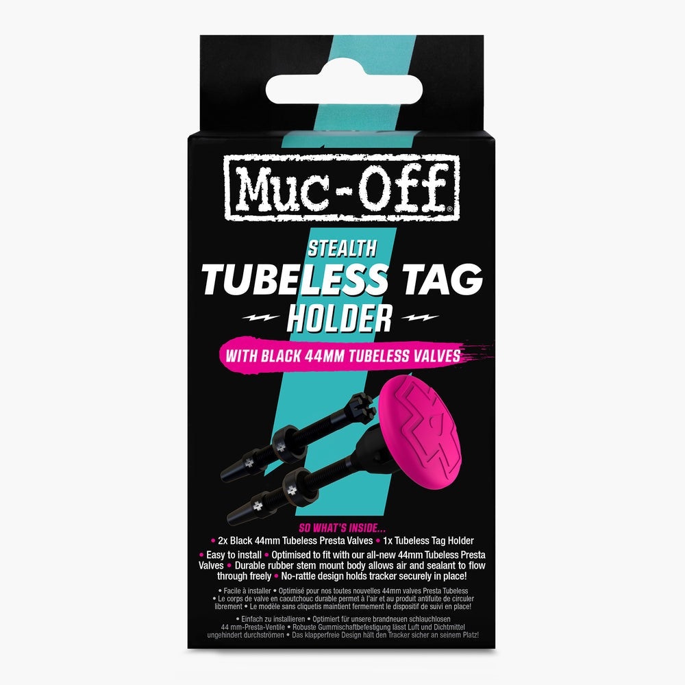 SUP. VALVULA P/ RASTREADOR AIRTAG - TUBELESS STEALTH TAG HOLDER - C/1 VALVULA - MUC-OFF