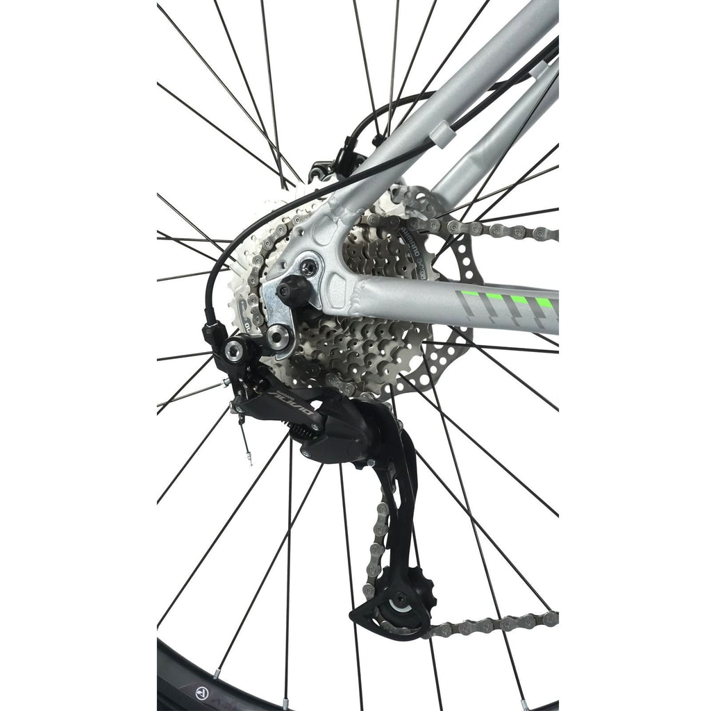 Bicicleta 29 Absolute Wild Pro 27v Alivio C/ Hidráulico - Prata/Verde - (m - 17)