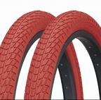 2 Pneus 20x1.95 Kenda K841 Freestyle - Vermelho