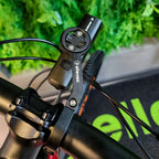 FAROL ELLEVEN COM FIXAÇÃO POR BAIXO COM SUPORTE GOPRO RECARREGÁVEL USB - PRETO FOSCO