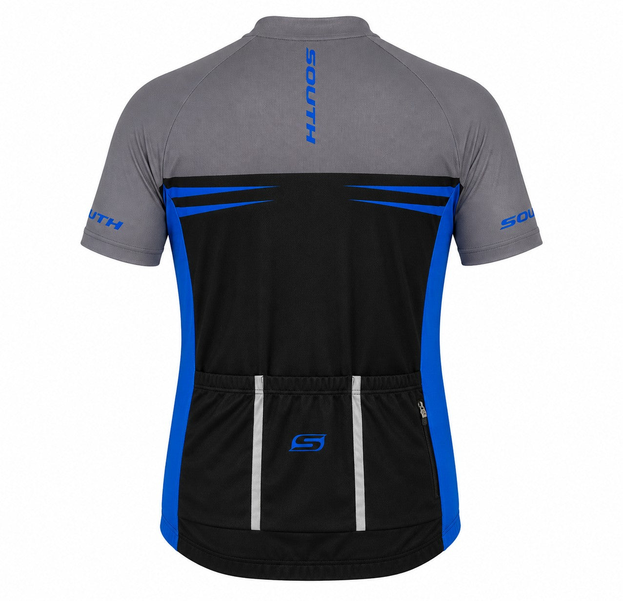 CAMISA CICLISMO REFACTOR SOUTH PRETO/AZUL/CINZA