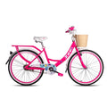 BICICLETA ARO 24 PRO-X ZOE RETRÔ ROSA NEON