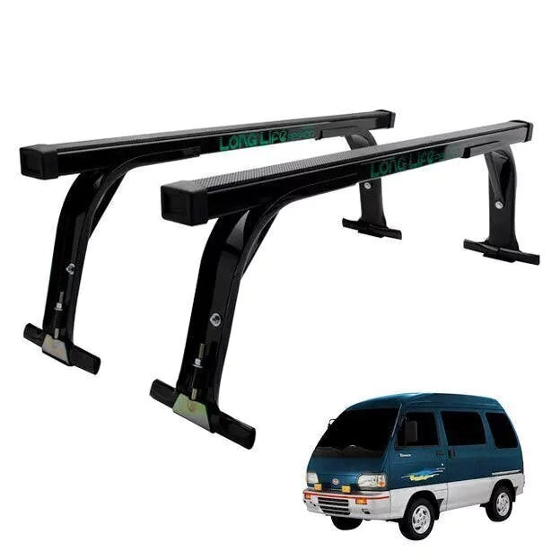 RACK DE TETO LONG LIFE AÇO P/ PESADO TOWNER (ATÉ 2000) – BARRA 1200 MM - ALTURA 270 MM (PT) - PRETO