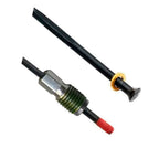 RAIO P/ RODA SHIMANO WH6700 TRASEIRO 306MM COM ARRUELA E PLUG ESQ - PRATA