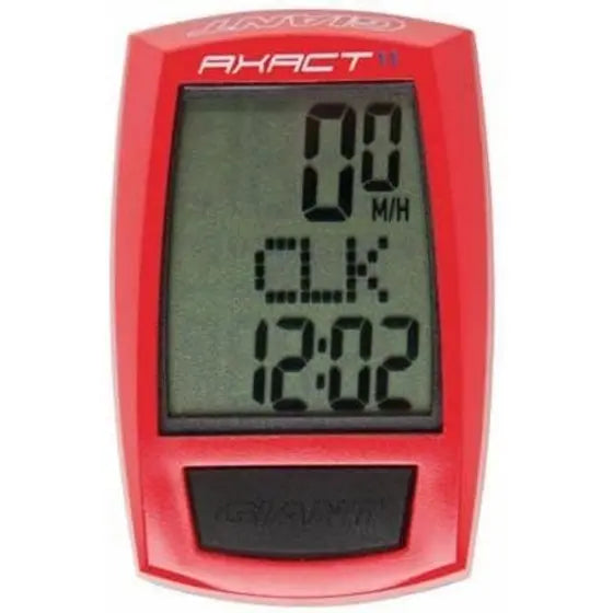 CICLOCOMPUTADOR GIANT AXACT 11 FUNÇÕES VERMELHO