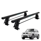 RACK DE TETO LONG LIFE AÇO P/ MITSUBISHI PAJERO TR-4 E IO (SEM LONGARINA) (TR-4) - PRETO