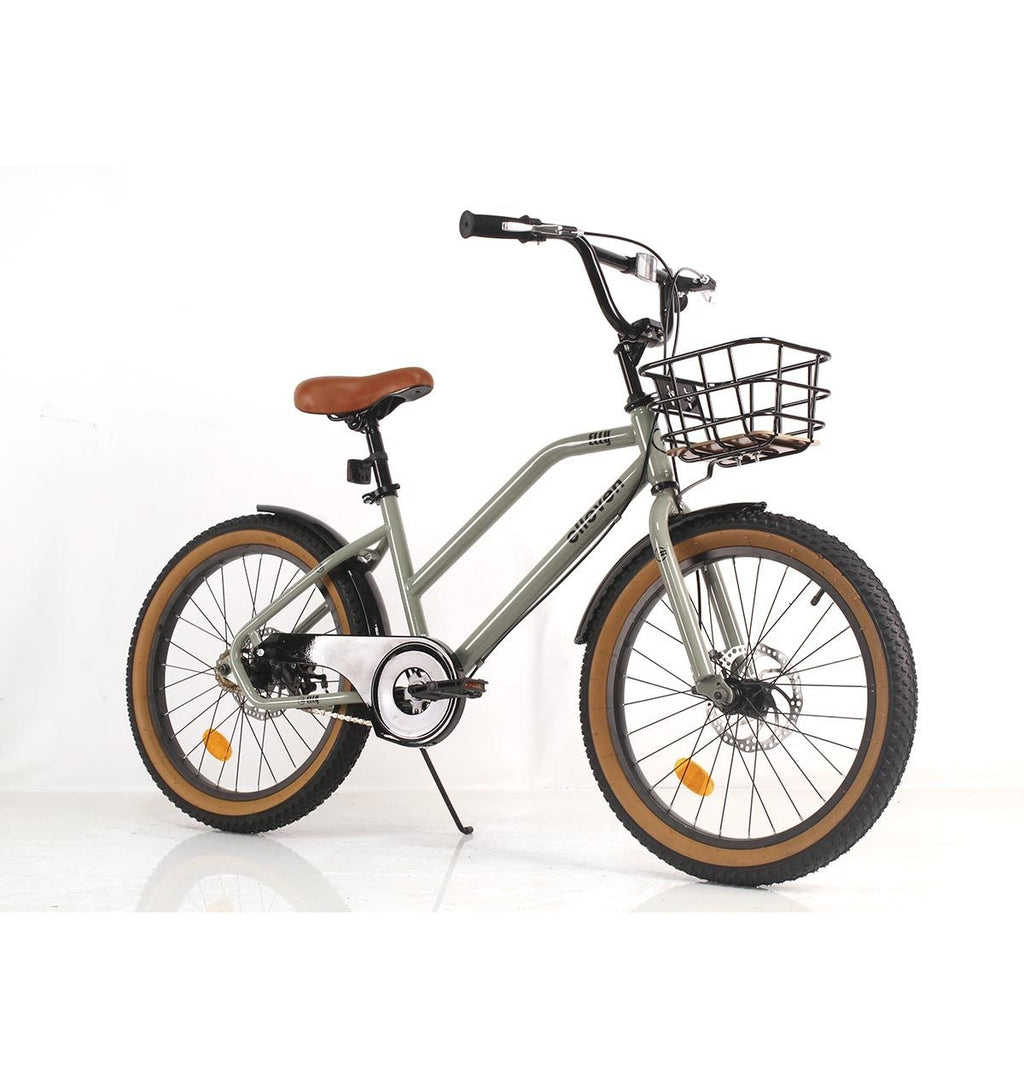 Bicicleta Urban Elly Aro 20 Com Cesta Cinza/Preta