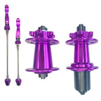 Cubo Traseiro 6 Pawls Premium com Rolamentos Tipo Tanke Roxo 36 Furos
