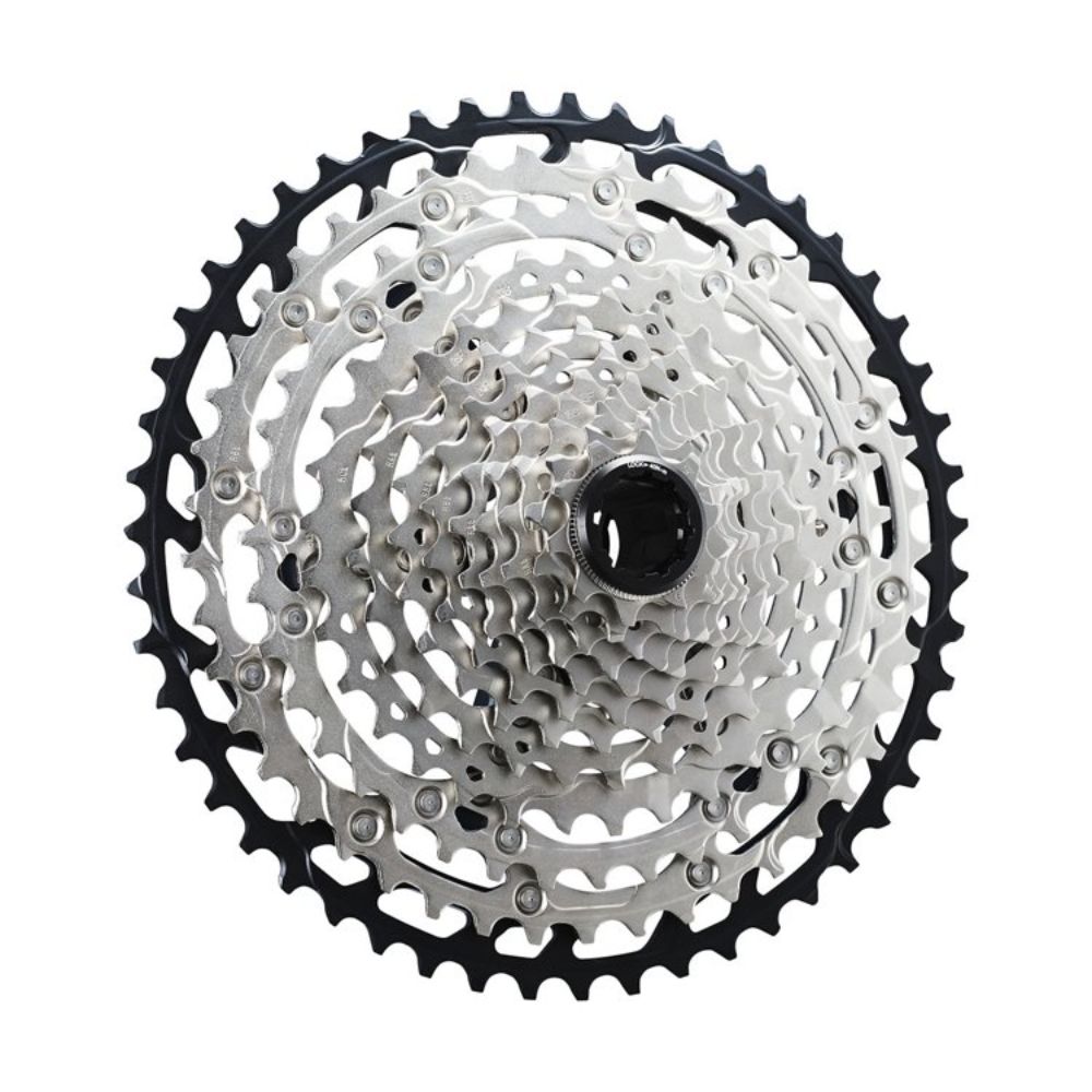 CASSETE 12V SHIMANO SLX M7100 10/51D MICRO SPLINE (ICSM7100051) - PRATA