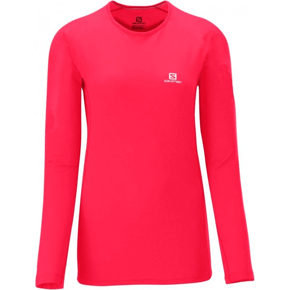 BLUSA SALOMON T.SHIRT HYBRID LS FEMININA - ROSA - PP