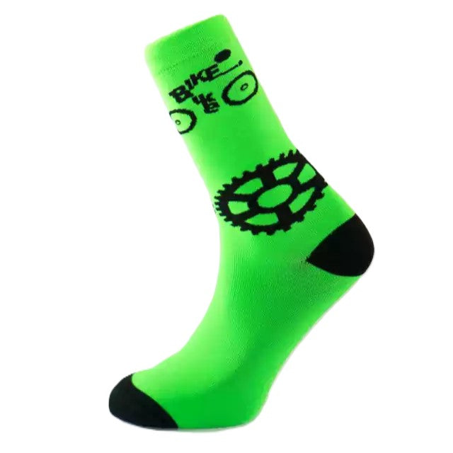 MEIA 36/38 CANO MEDIO PARTENZA VERDE BIKE