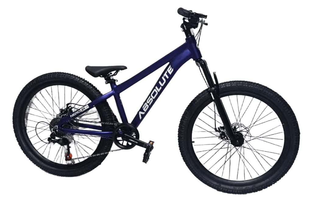 BICICLETA 24 ABSOLUTE NERO JR SHIMANO 7V FREIO DISCO