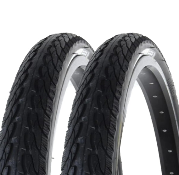 2 Pneus 700x38 Kenda K1068 Kwick Bitumen - Preto
