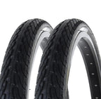 2 Pneus 700x38 Kenda K1068 Kwick Bitumen - Preto
