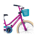 BICICLETA 20 NATHOR LOVELY C/ CESTA - PINK/AZUL