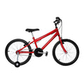 Bicicleta 16 Aço Samy Rebaixada C/ Roda Lateral E Aro Alumínio Vermelho