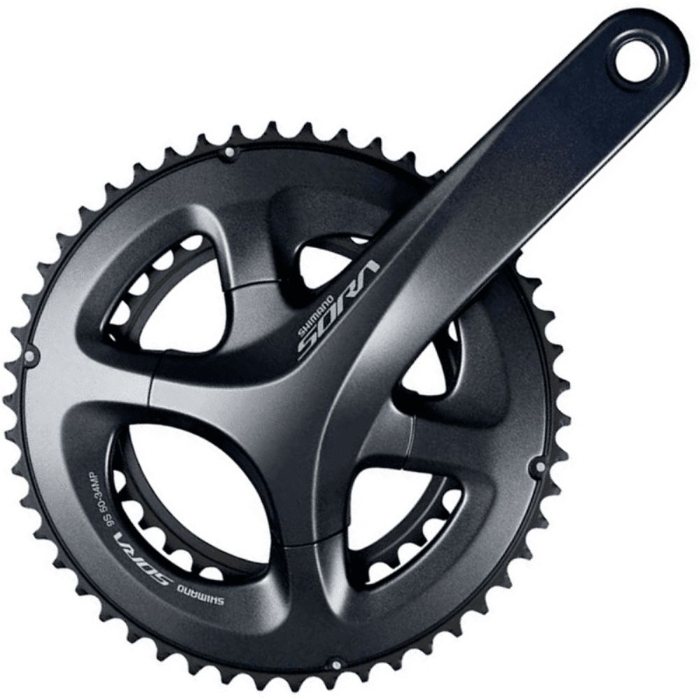 PEDIVELA SHIMANO SORA R3000 DUPLA ENGRENAGEM 34/50 (175MM) - PRETO