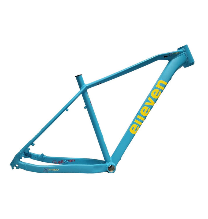 QUADRO 29 ELLEVEN NEW ATHOM 31.6 MTB C/ CABEAMENTO INTERNO - 2024 - AZUL CLARO/AMARELO / (L - 19)