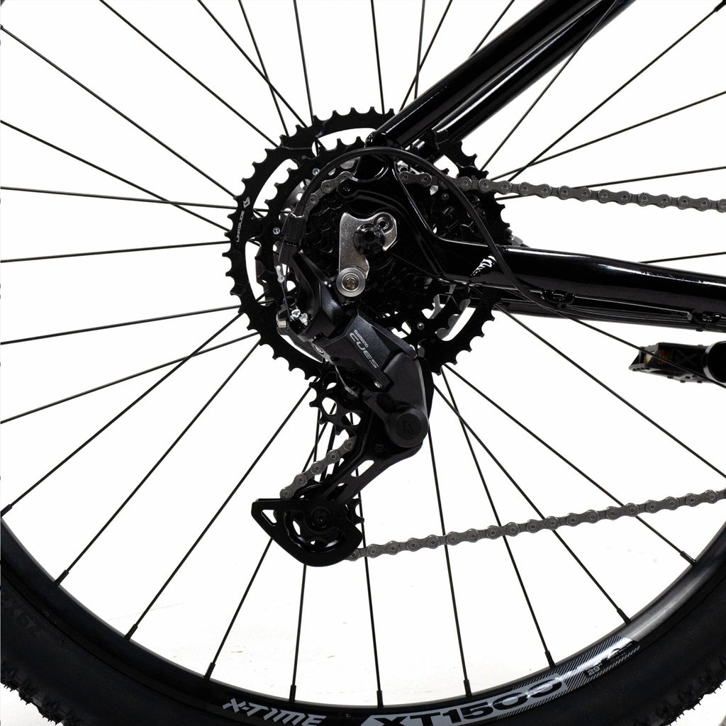 BICICLETA 29  RAVA RAKAN SHIMANO CUES 9V FREIO MT200 HIDRAULICO CINZA/PRETO L-19
