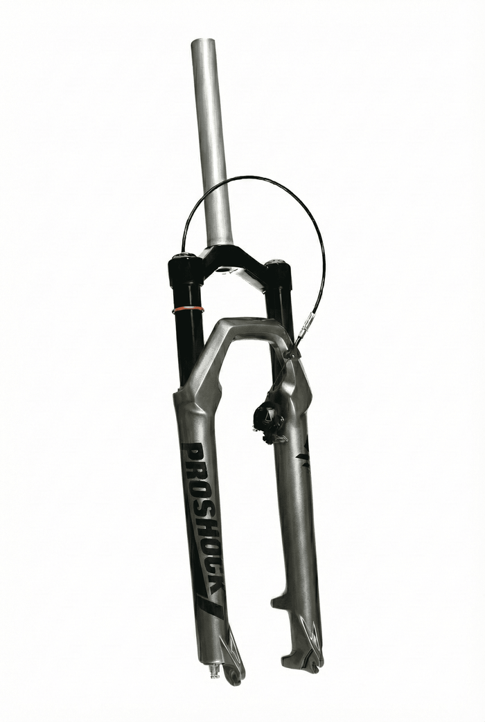 Suspensão Ultra Xc Trava No Guidão Spider Aro 29 Eixo 9x100 Colors - Cinza metálica / Over / 100mm