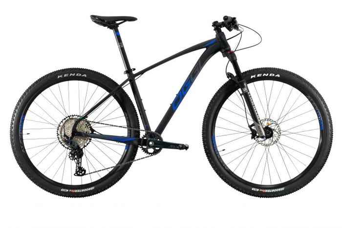 Bicicleta Aro 29 Oggi Big Wheel 7.4 Shimano Slx 12v Manitou - PRETO/AZUL / Quadro 17 / M