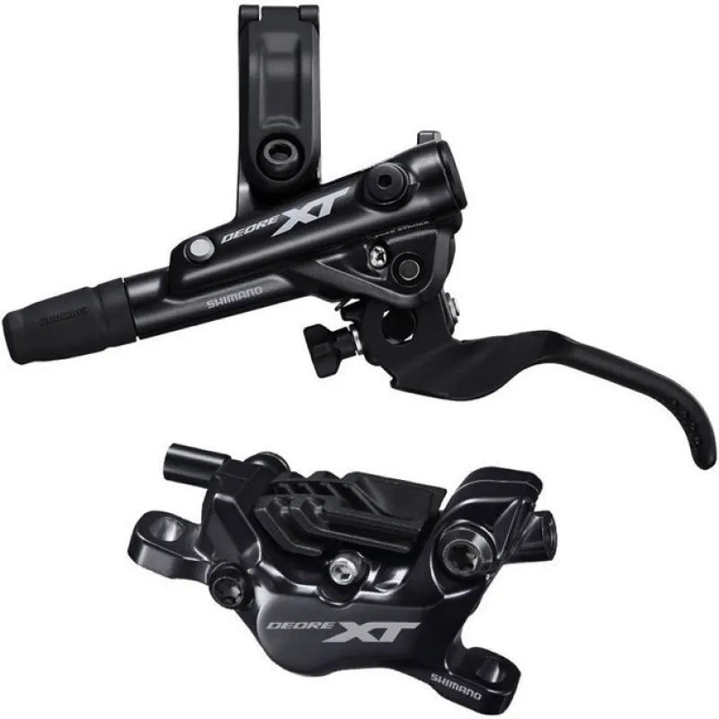 FREIO DISCO SHIMANO DEORE XT HIDR. M8120 4 PISTÕES DIANTEIRO RESINA (IM8120JLFXSA100) - PRETO