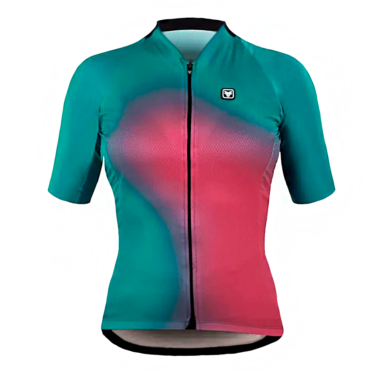 CAMISA CICLISMO FREE FORCE START ALL FIT FEMININA - VERDE/ROSA - M