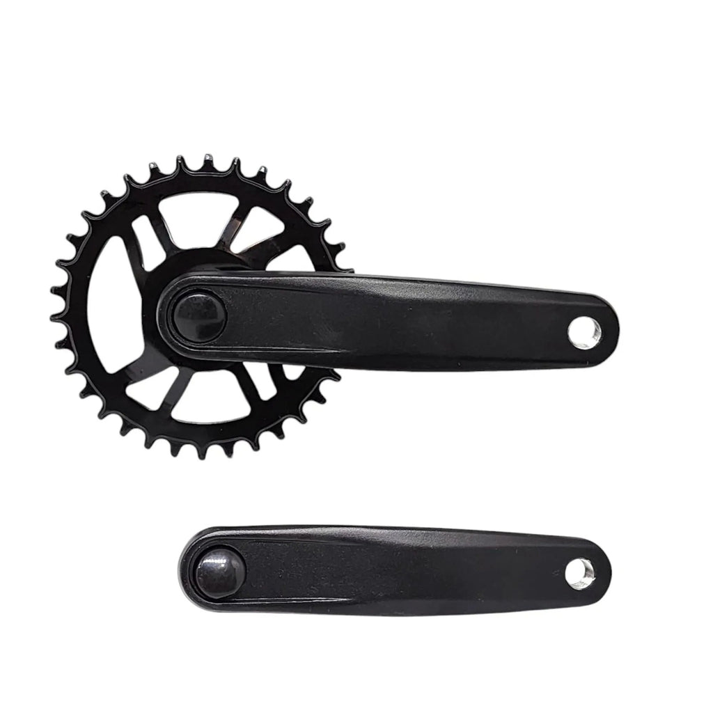 PEDIVELA SINGLE 8/12V P QUADRADA COROA AÇO 34T 170MM PRETO