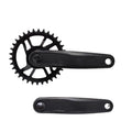 PEDIVELA SINGLE 8/12V P QUADRADA COROA AÇO 34T 170MM PRETO