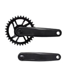 PEDIVELA SINGLE 8/12V P QUADRADA COROA AÇO 34T 170MM PRETO