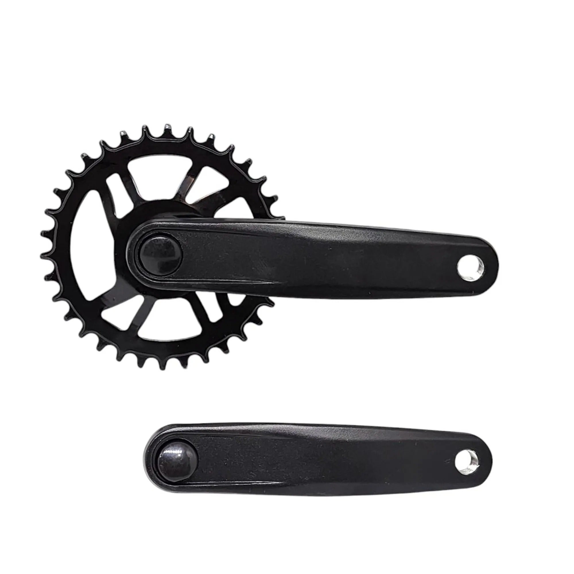 PEDIVELA SINGLE 8/12V P QUADRADA COROA AÇO 34T 170MM PRETO