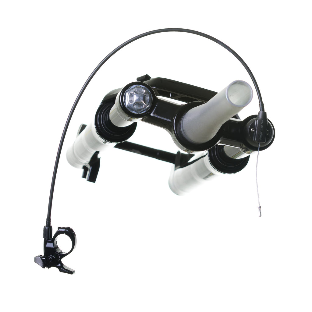SUSPENSÃO ULTRA XC TRAVA NO GUIDÃO SR CARTUCHO ARIETE ARO 29 TUBO TAPERED EIXO 15X110 CURSO 100 MM