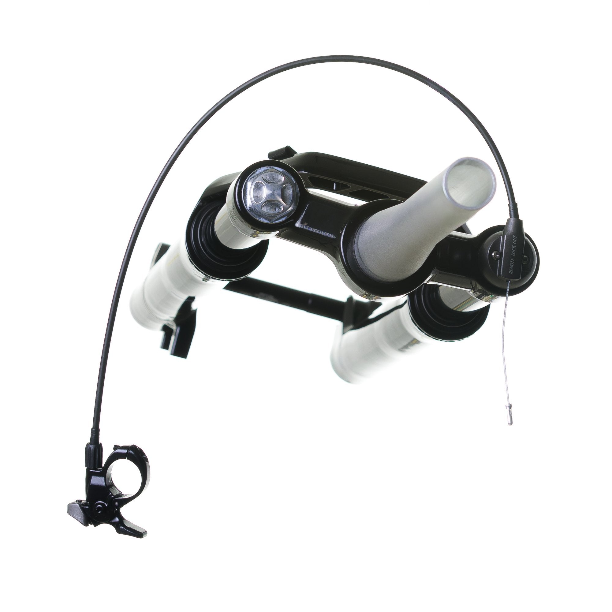 SUSPENSÃO ULTRA XC TRAVA NO GUIDÃO SR CARTUCHO ARIETE ARO 29 TUBO TAPERED EIXO 15X110 CURSO 100 MM