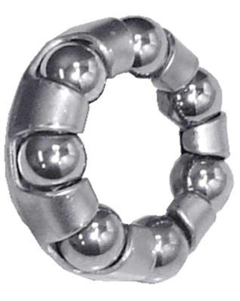 COLAR DE ESFERAS P/ CUBO TRASEIRO 1/4 AÇO - CROMADO