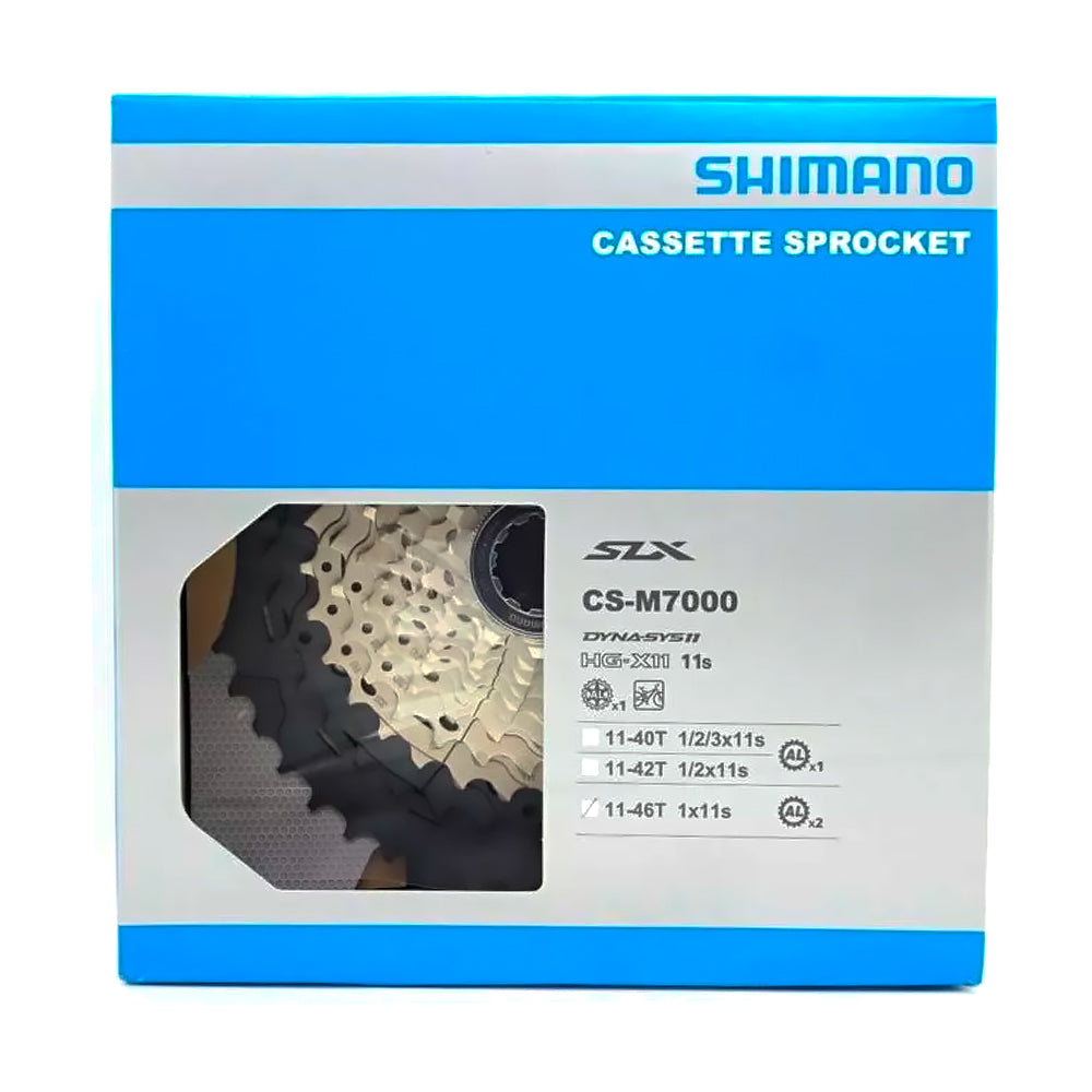 CASSETE 11V SHIMANO CS-M7000 11/46D SLX (ICSM7000146) - PRATA