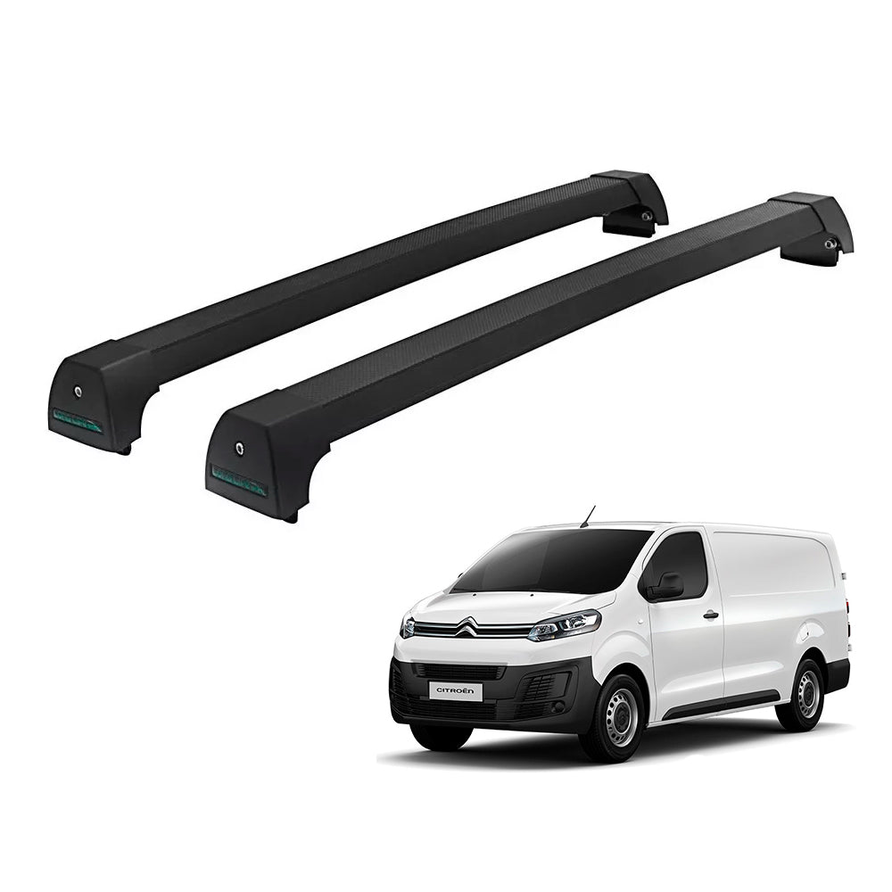 RACK LONG LIFE SPORT ALUM. PRETO P/ CITROEN JUMPY A PARTIR DE 2020 (PEXP) - PRETO
