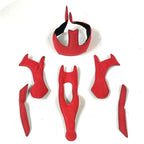 JOGO DE ESPUMAS PARA FORRO DE CAPACETE FOX FLUX ORIGINAL - VERMELHO L/XL