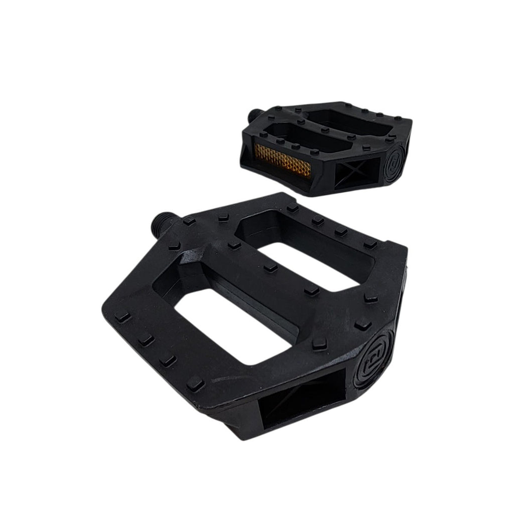 PEDAL PLATAFORMA 9/16 NYLON C/ REFLETOR BASIC PRETO