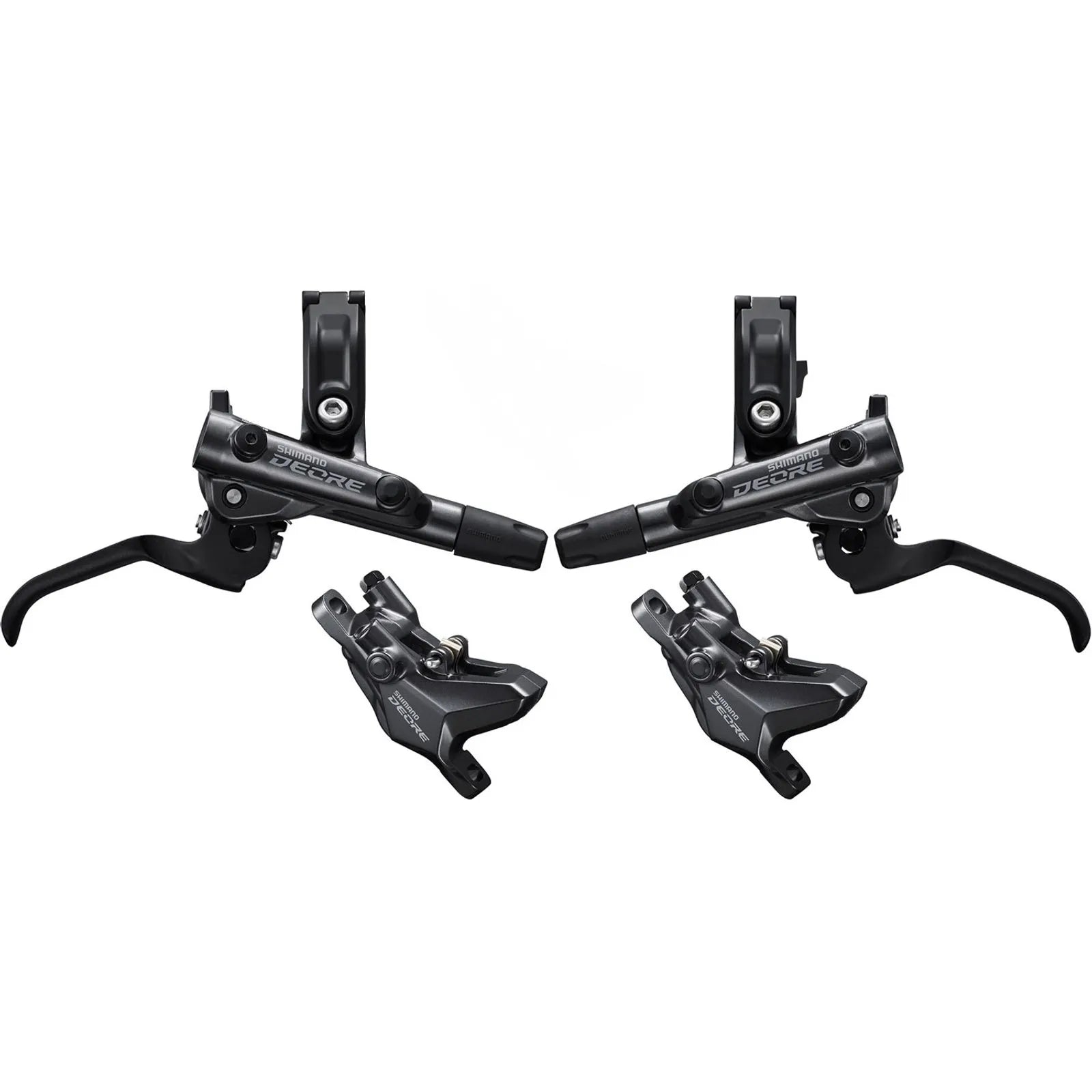 PAR DE FREIOS PARA BICICLETA SHIMANO DEORE M6100 METALICA