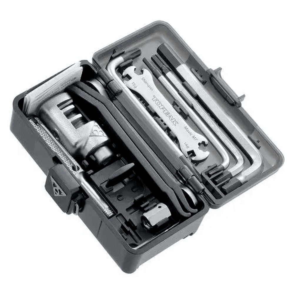 KIT FERRAMENTAS TOPEAK SURVIVAL GEAR BOX - PRETO
