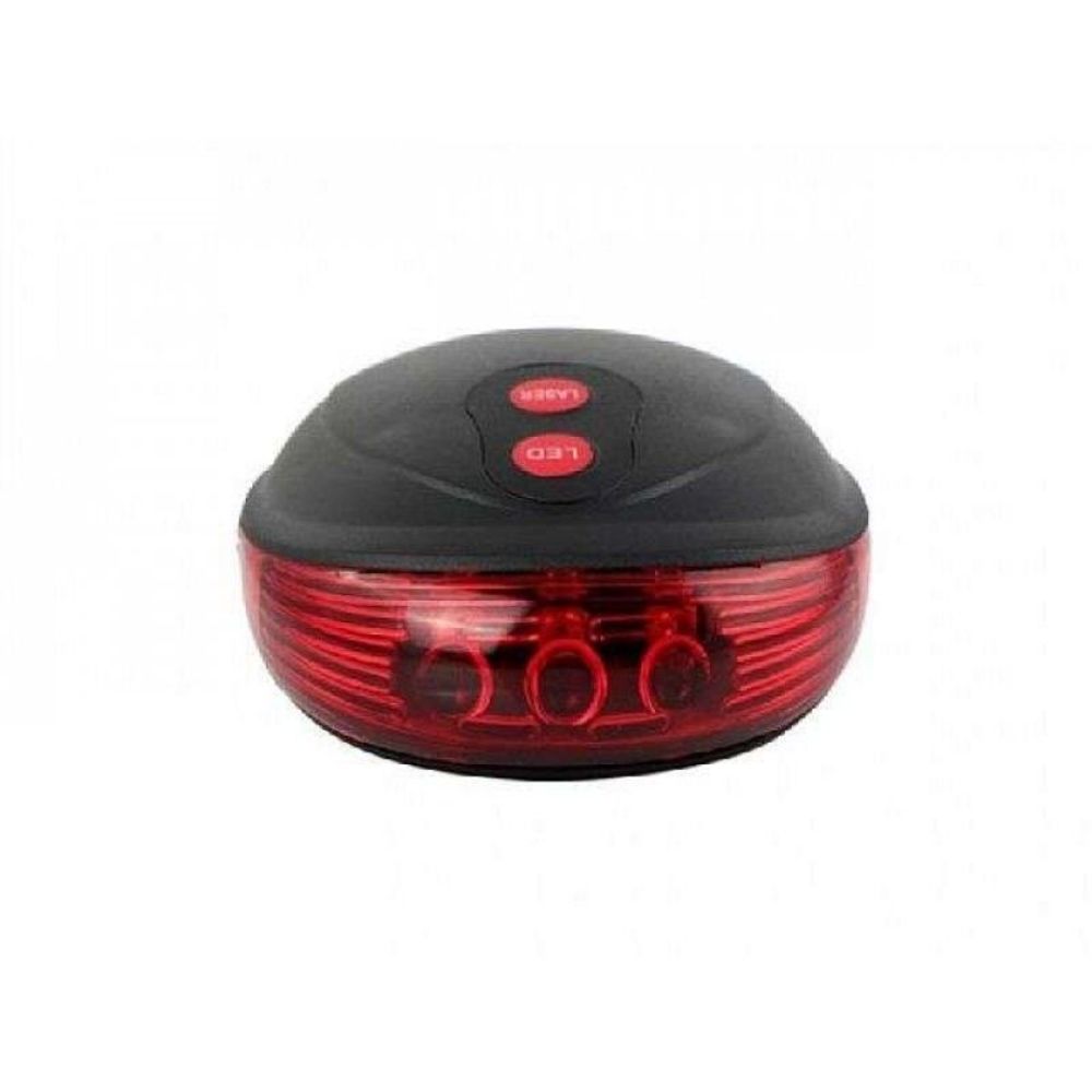 VISTA LIGHT TRASEIRO LED XC-121 COM LASER CICLOVIA - PRETO