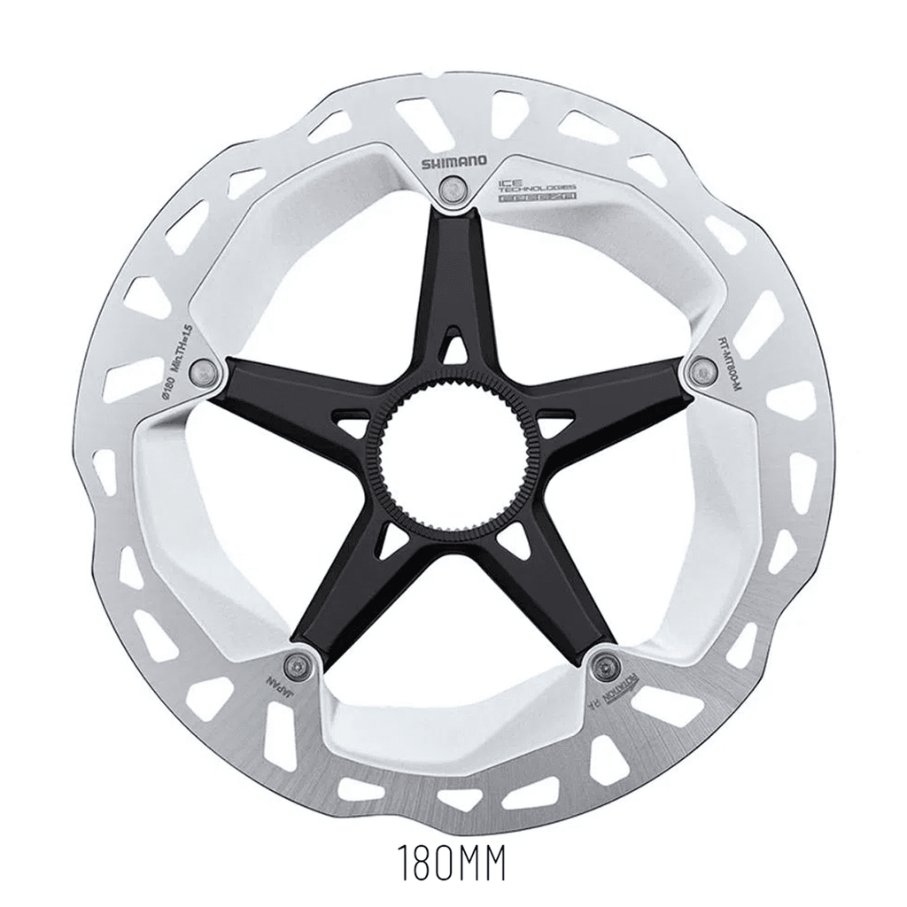 Rotor De Freio A Disco Shimano C. Lock Xt Mt800 Ice Tech Freeza 180mm Externo