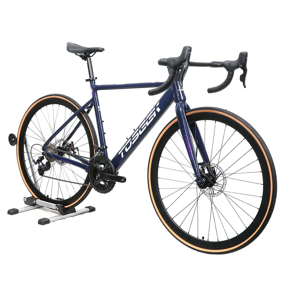 BICICLETA 700 SPEED TOSEEK CHESTER 3.0 2X8 TAM 54 AZUL MARINHO/CINZA