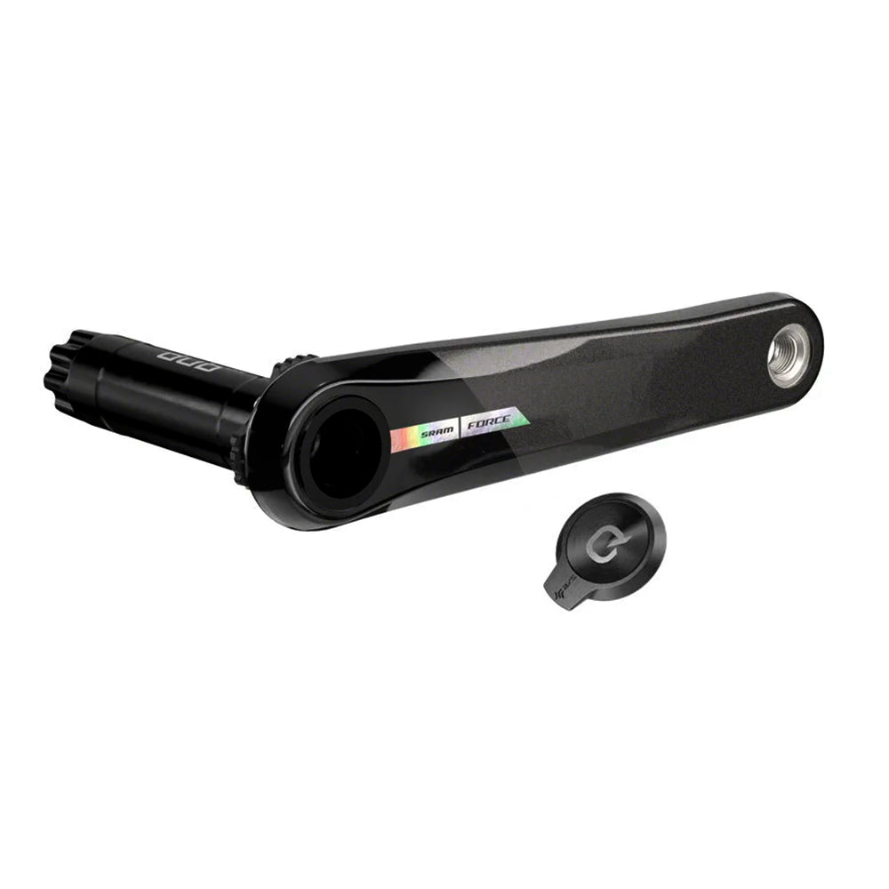 PEDIVELA SRAM FORCE D2 DUB C/ MEDIDOR DE POTÊNCIA 172,5MM (BRAÇO ESQUERDO) - PRETO