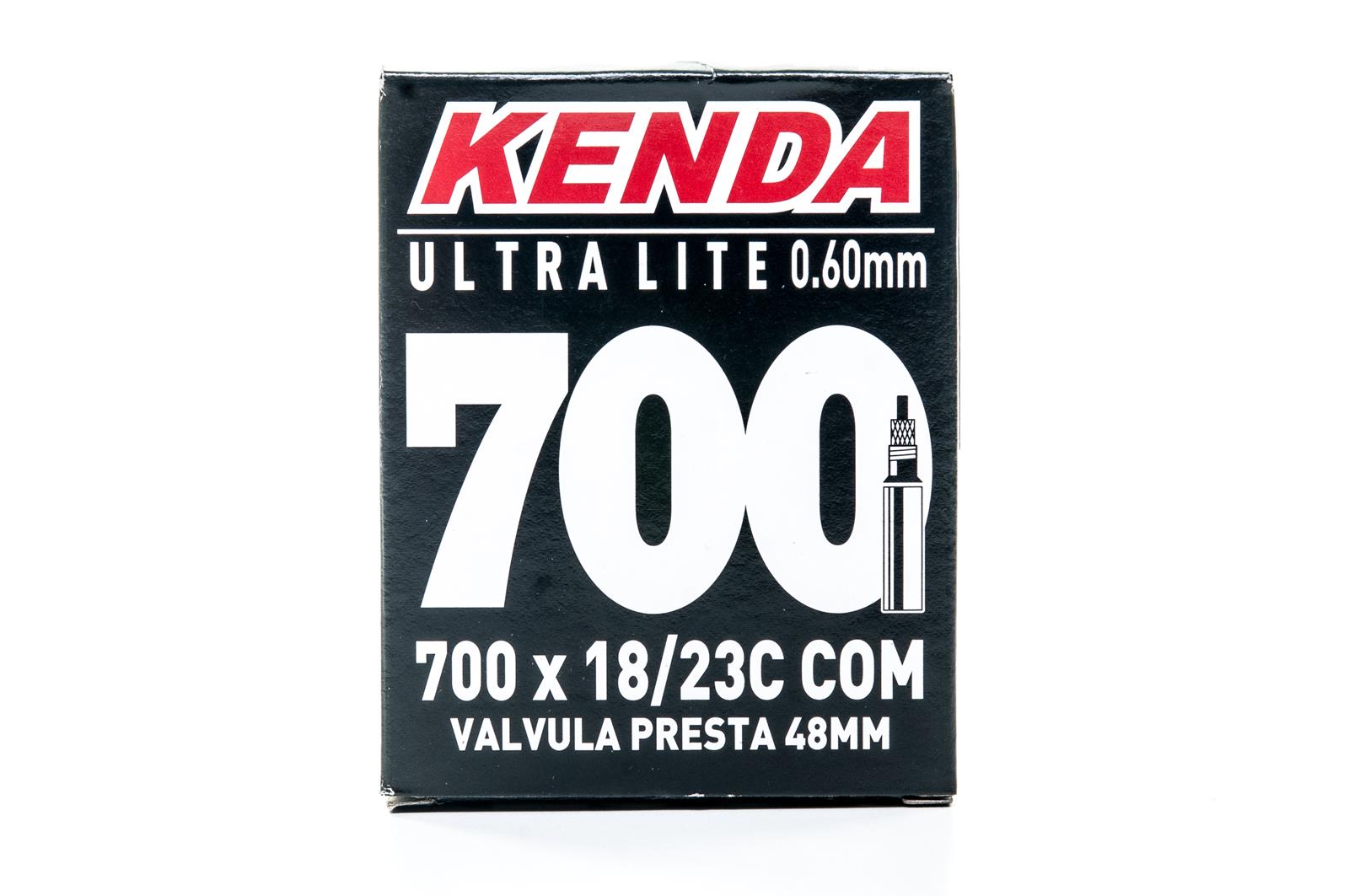 CÂMARA 700X18/23 LONGA 48MM KENDA ULTRA LITE FV VALVULA FINA