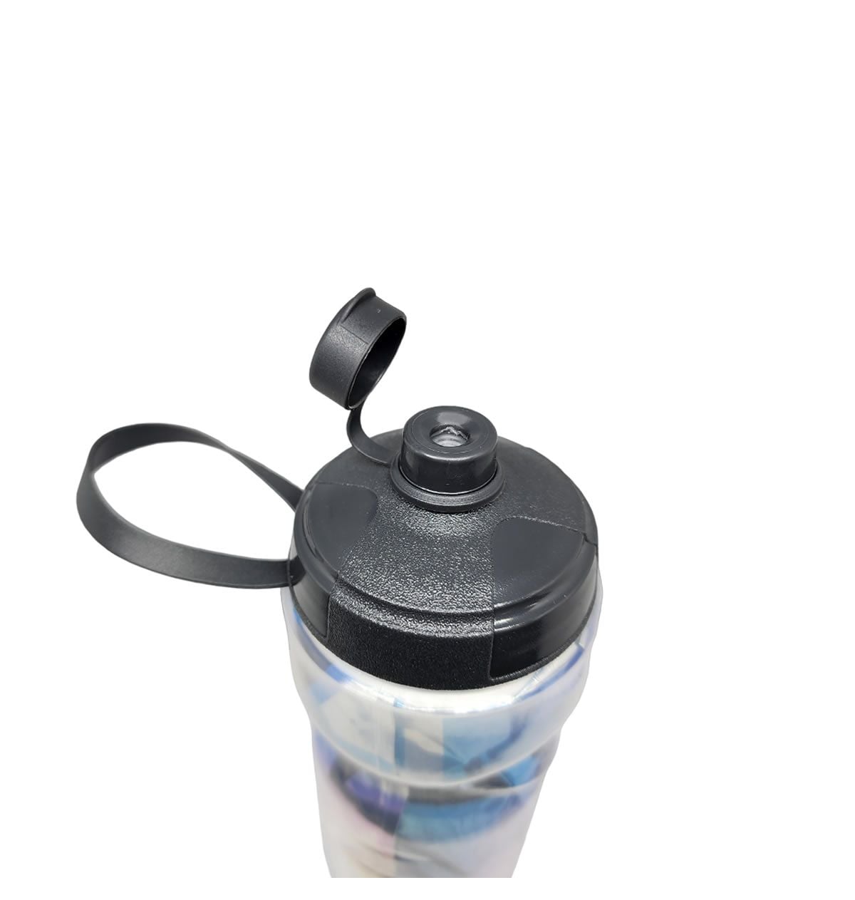 Caramanhola Garrafa Isotérmica Elleven  Bico Automatico 590ml El Series Preto/Rainbow